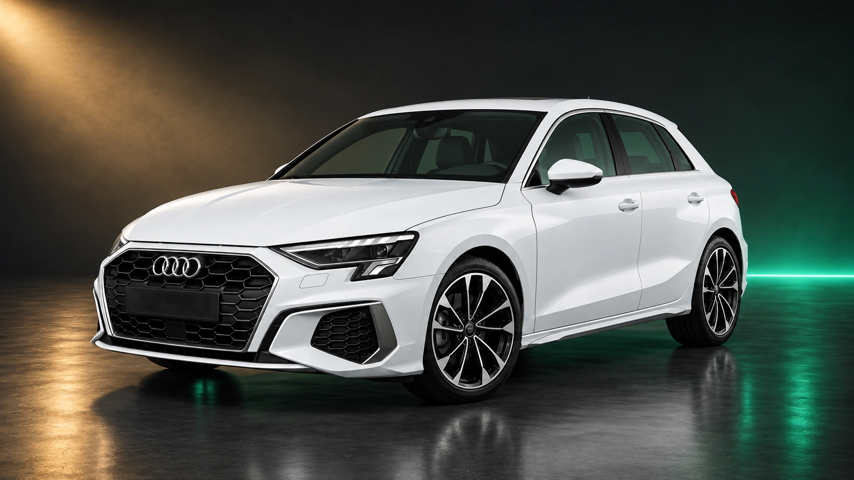 Светлый Audi A3 Sportback поколения 8Y из Китая