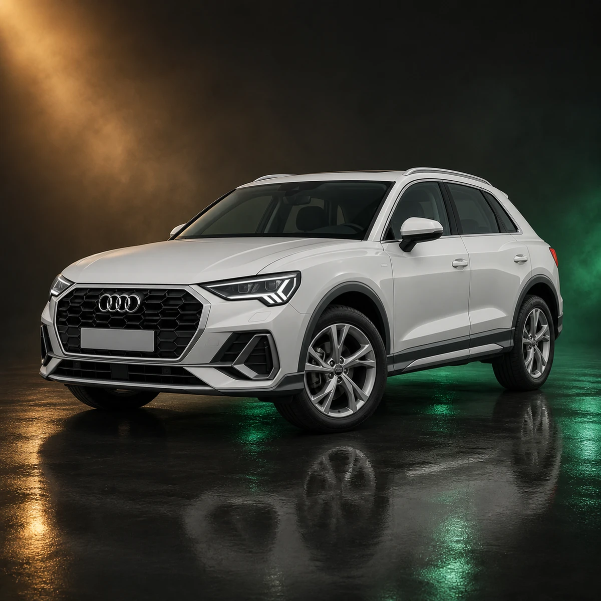 Светлый Audi Q3 второго поколения из Китая