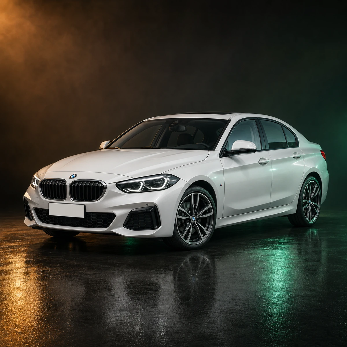 Светлый седан BMW 120i поколения F52 из Китая