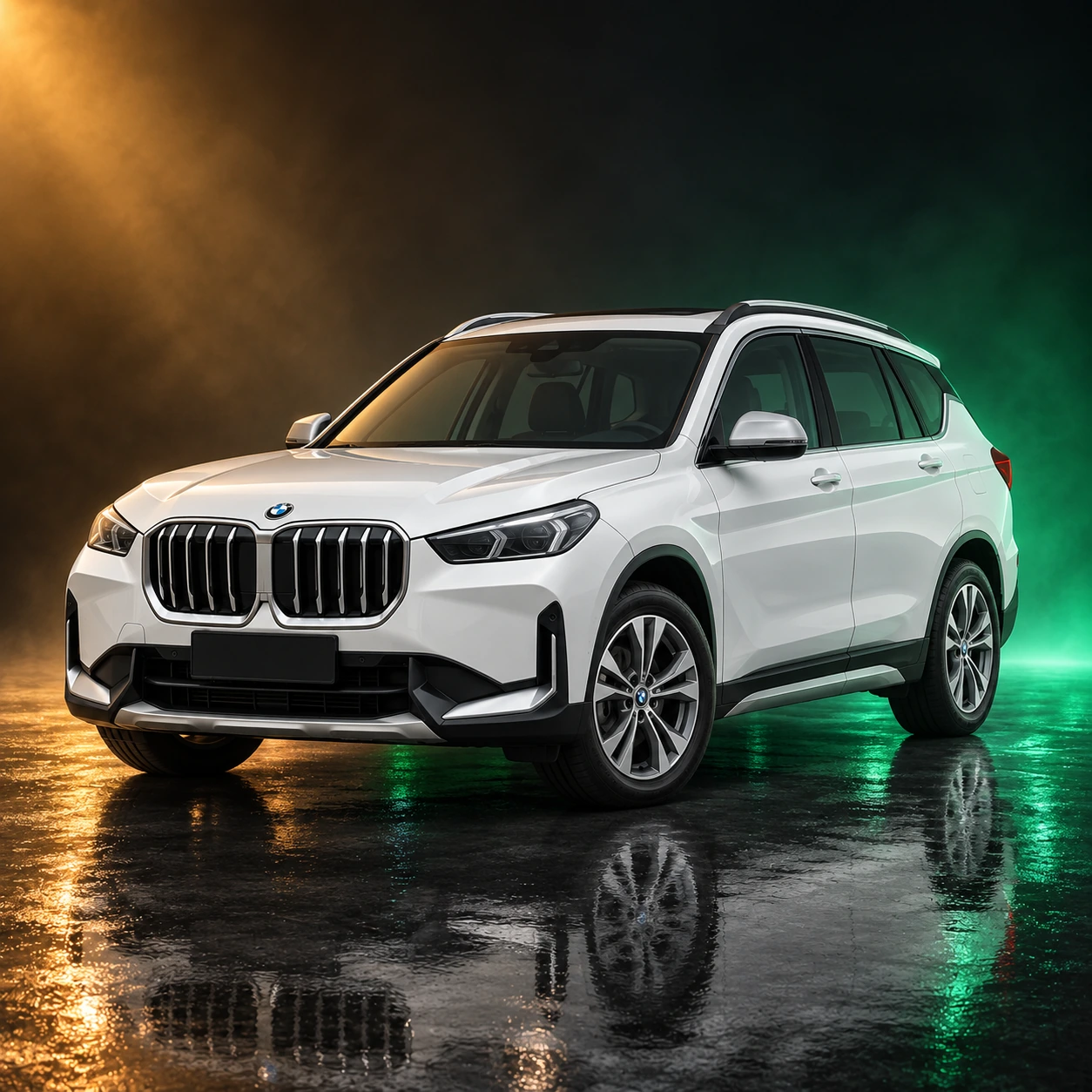 Нарисованное превью BMW X1, поколение III (U12), левый руль