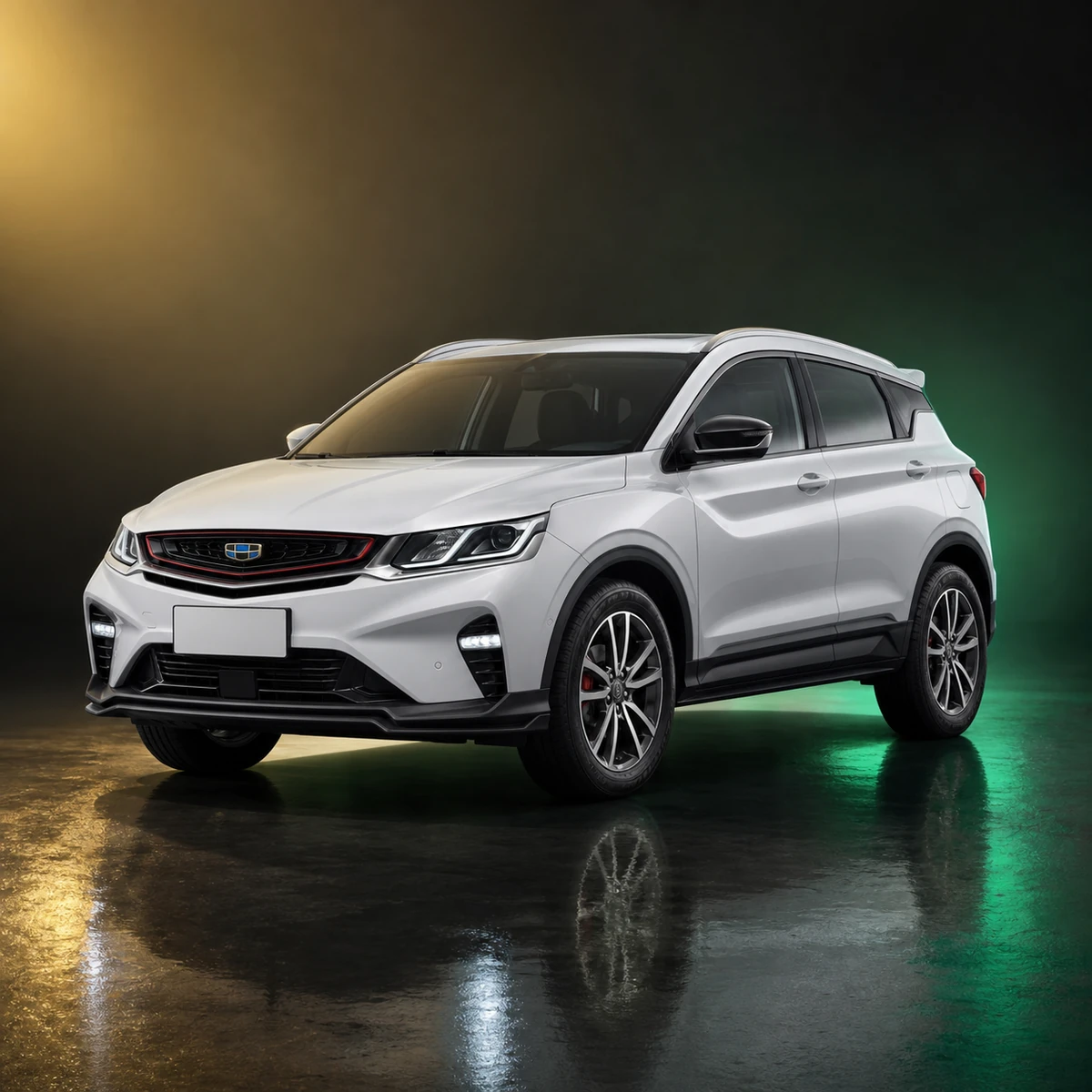 Светлый Geely Binyue первого поколения из Китая