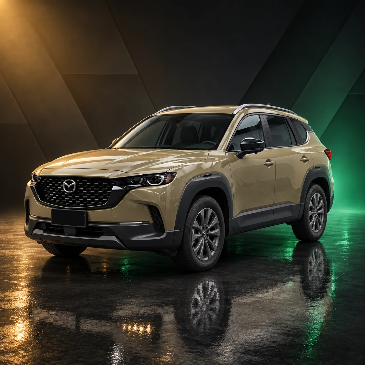 Нарисованное превью Mazda CX-50, поколение I, левый руль