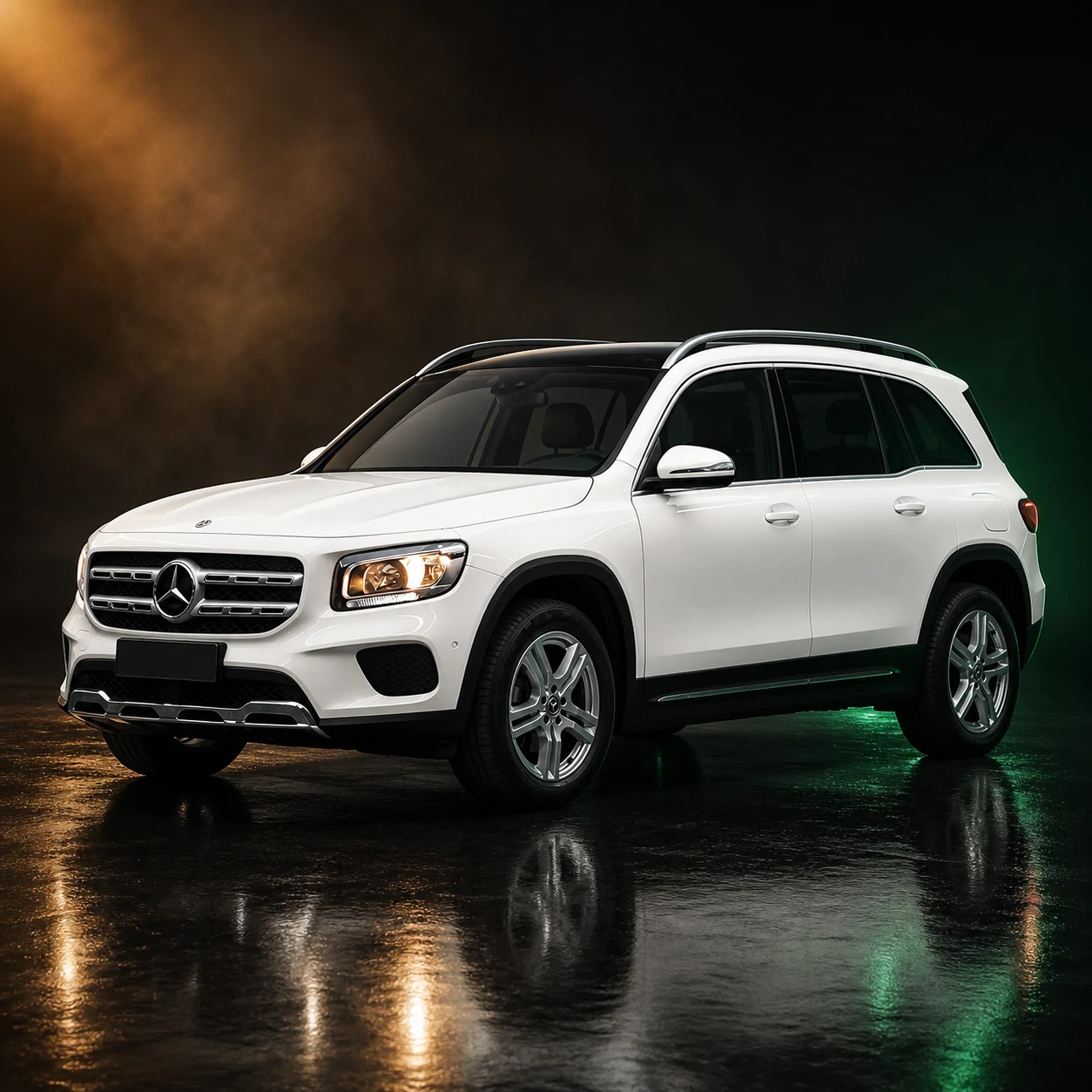 Светлый семиместный Mercedes-Benz GLB первого поколения из Китая
