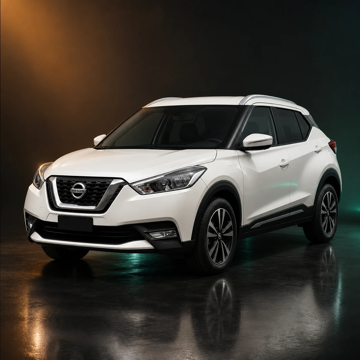 Светлый Nissan Kicks первого поколения из Китая