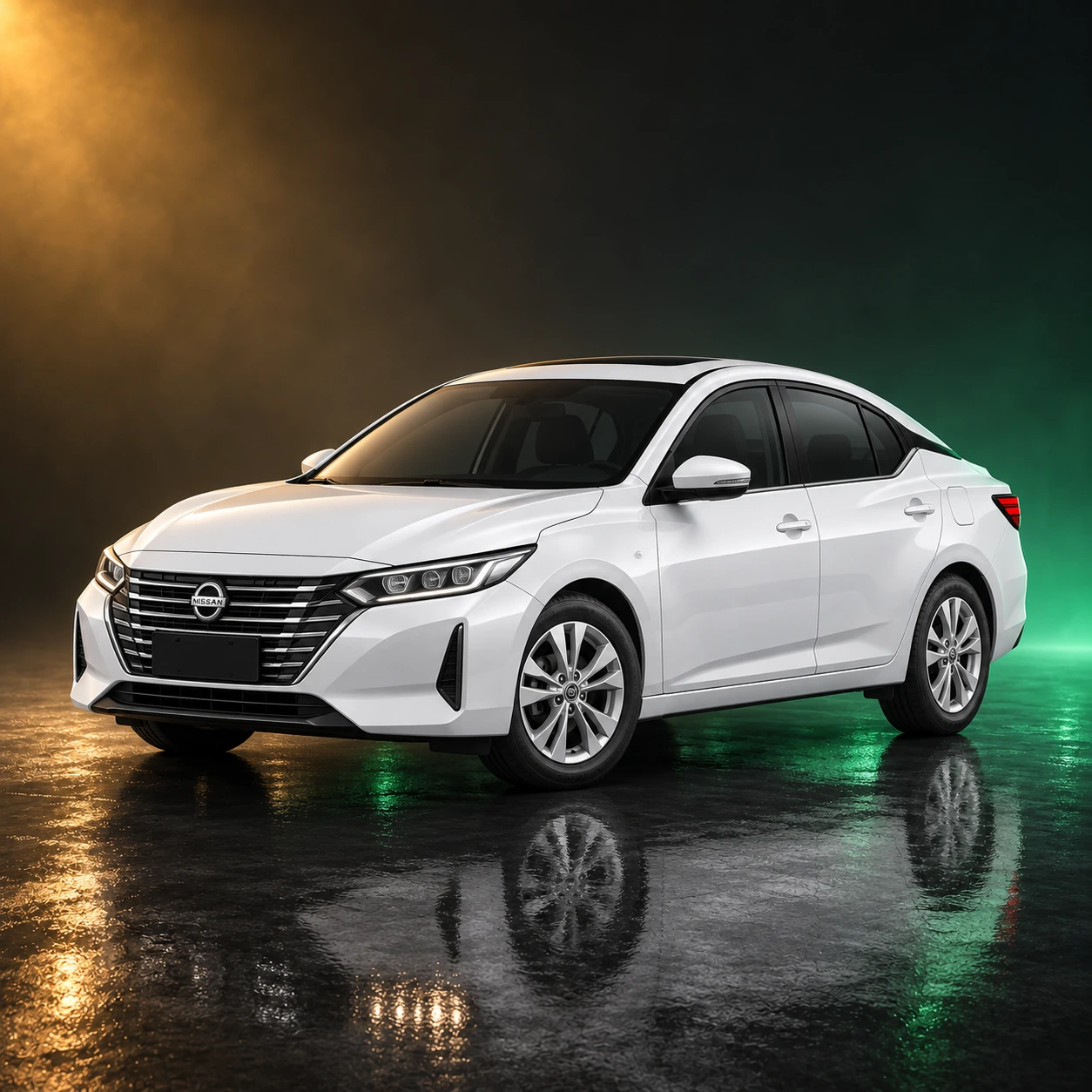 Нарисованное превью Nissan Sylphy, поколение IV (B18), левый руль