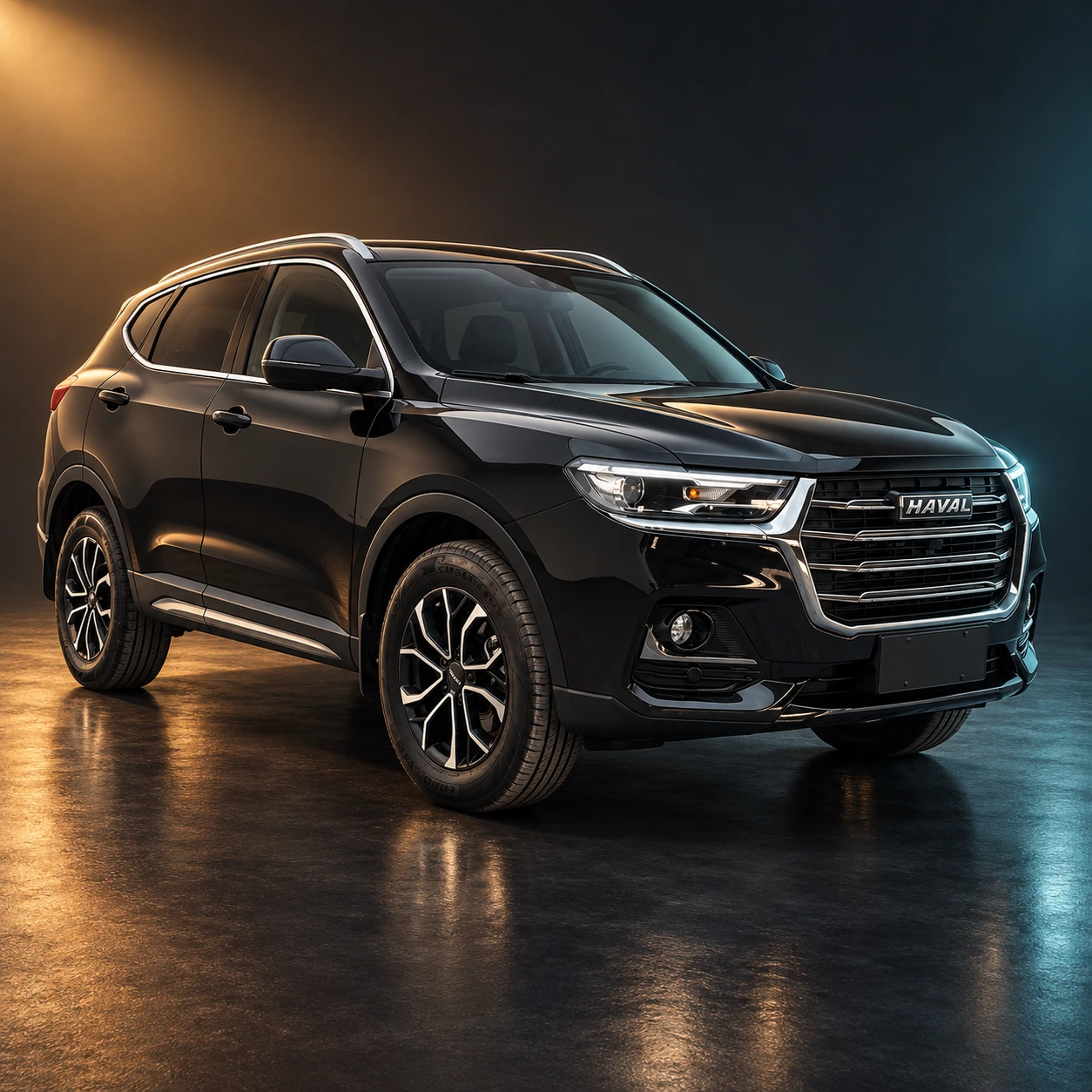 Нарисованное превью Haval H6, левый руль