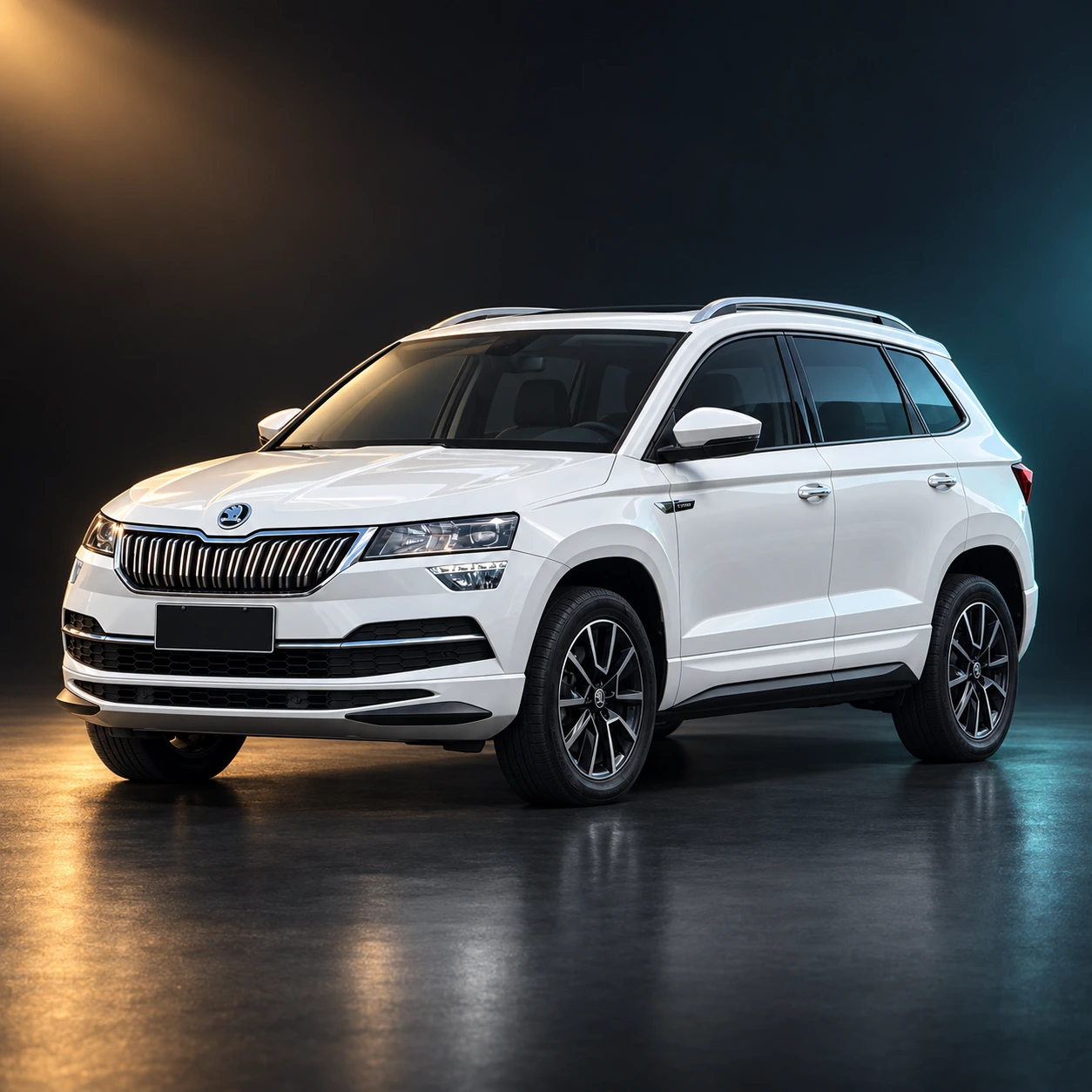 Нарисованное превью Skoda Karoq, левый руль