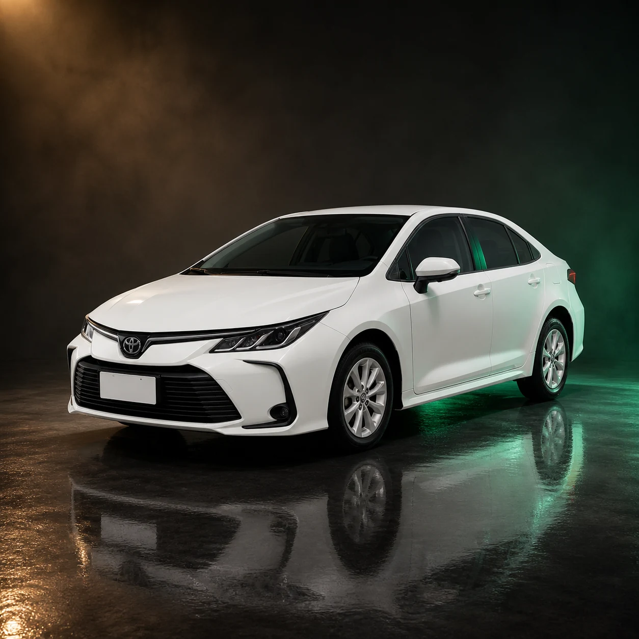 Светлая Toyota Corolla поколения E210 из Китая