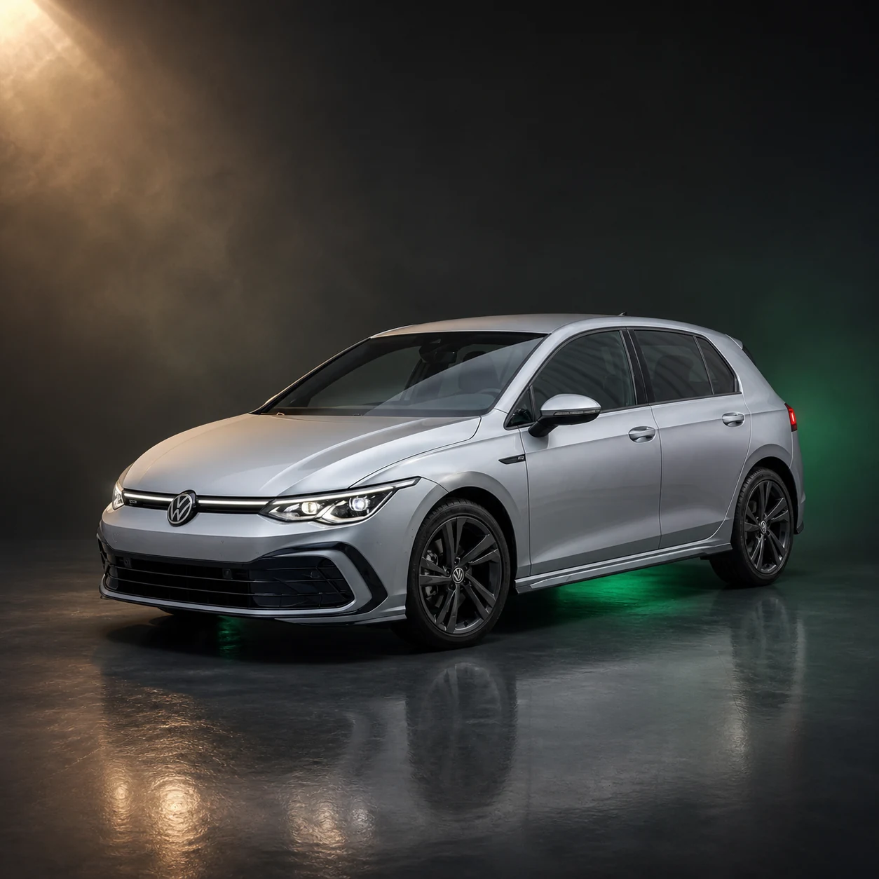 Светлый Volkswagen Golf восьмого поколения из Китая