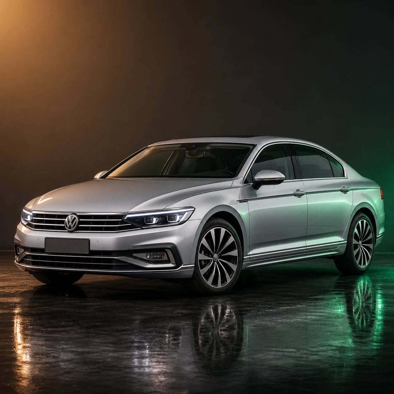 Светлый Volkswagen Magotan поколения B8 после рестайлинга из Китая