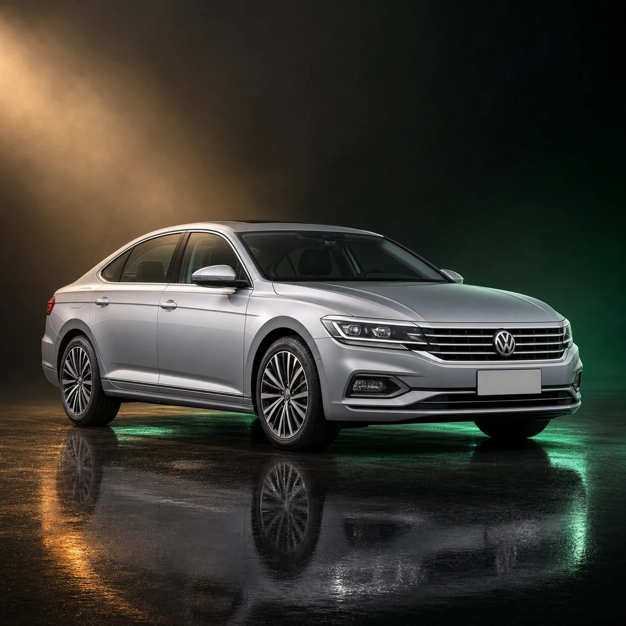 Светлый Volkswagen Passat поколения B8 после рестайлинга из Китая