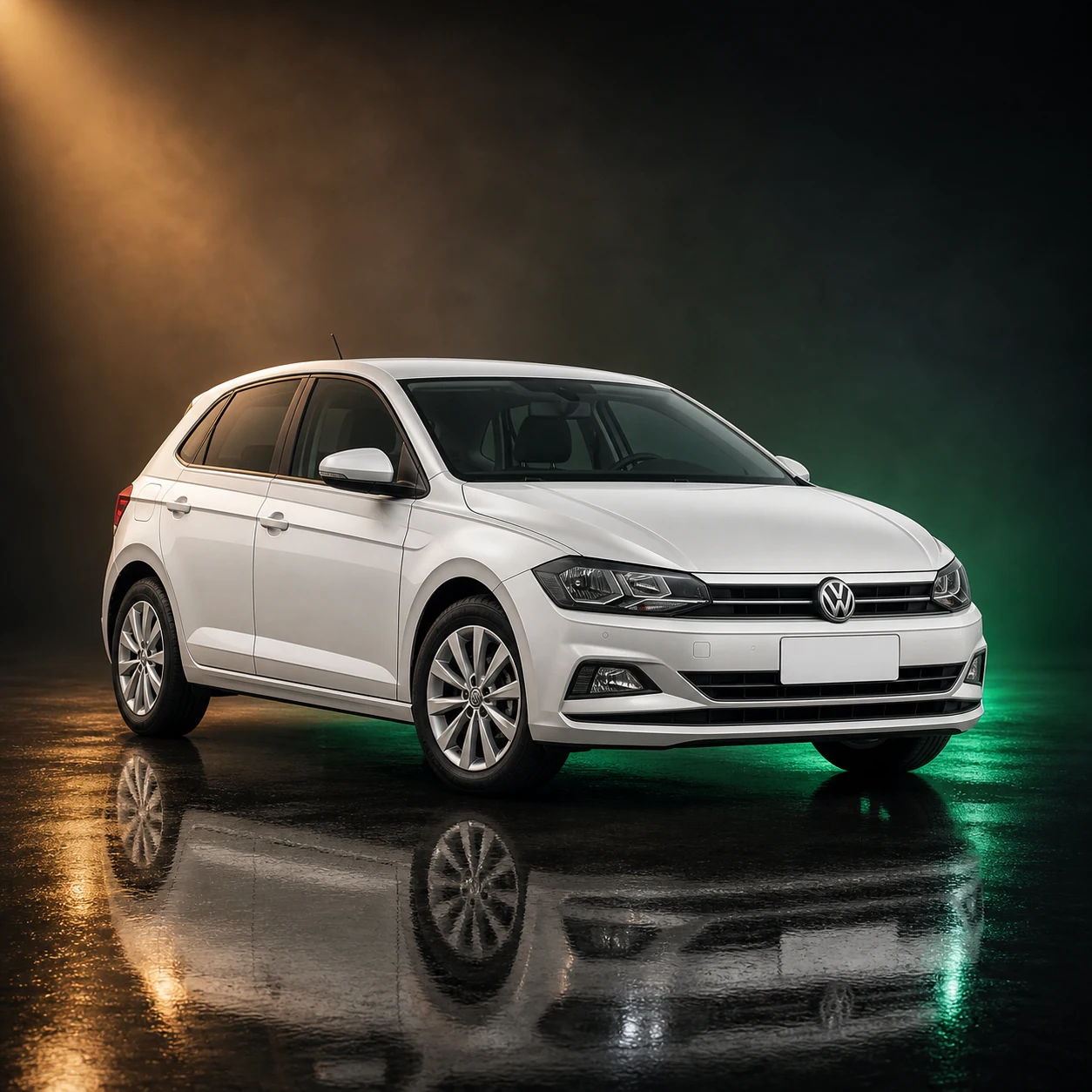 Светлый Volkswagen Polo Plus шестого поколения из Китая