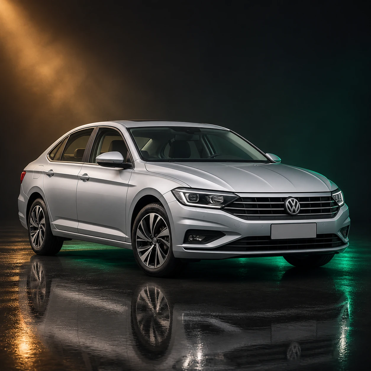 Светлый Volkswagen Sagitar третьего поколения из Китая
