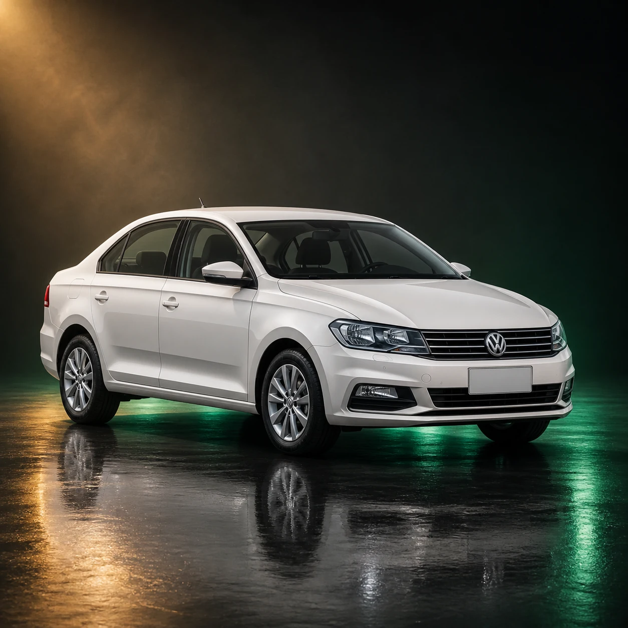 Светлый Volkswagen Santana второго поколения из Китая