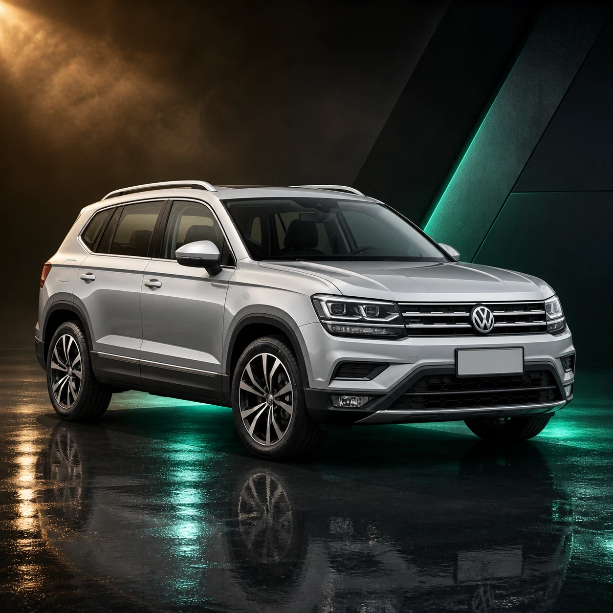 Светлый Volkswagen Tharu первого поколения из Китая