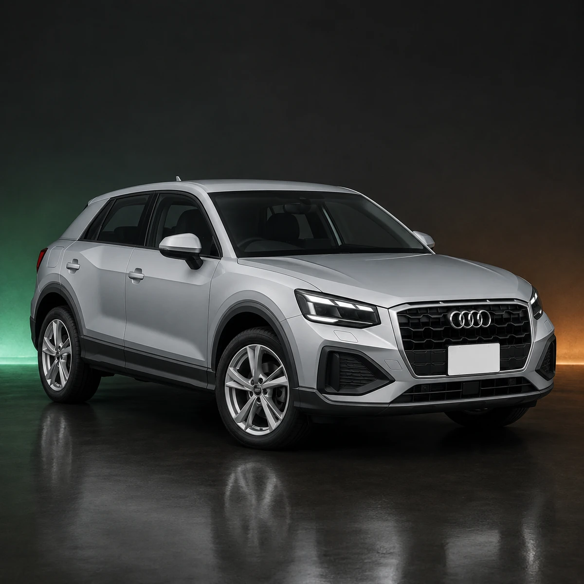 Светлый праворульный Audi Q2 35 TFSI Advanced последнего рестайлинга из Японии
