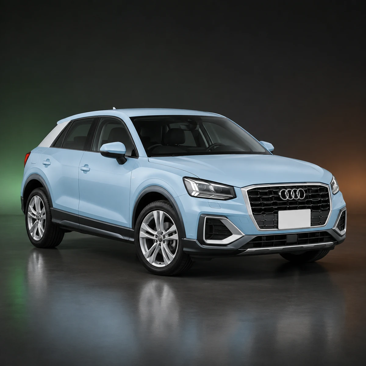 Светлый праворульный Audi Q2 35 TDI Advanced последнего рестайлинга из Японии