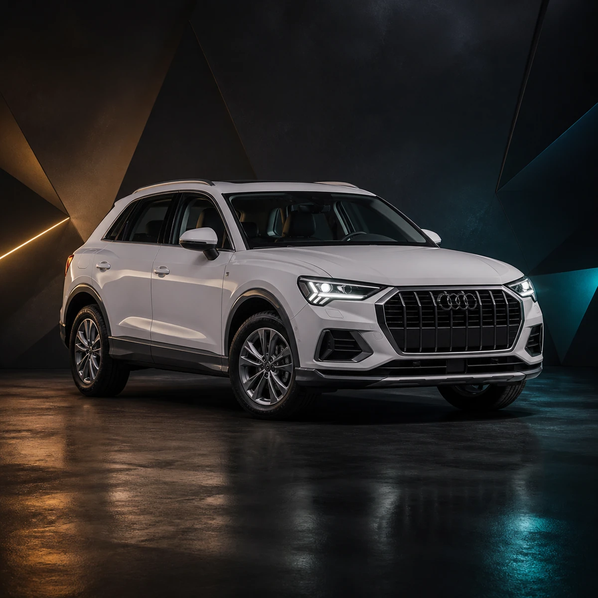 Светлая Audi Q3 35 TFSI Advanced 2021 года из Японии