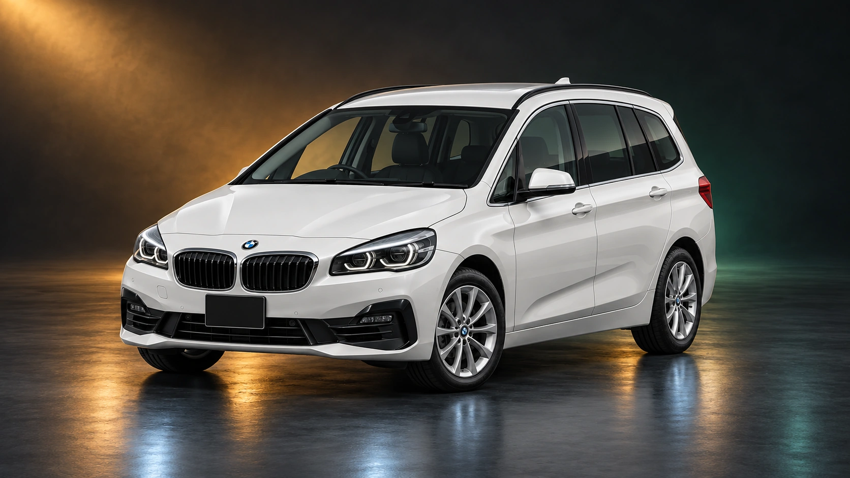 Светлый праворульный BMW 2 Series Gran Tourer 218i поколения F46 из Японии
