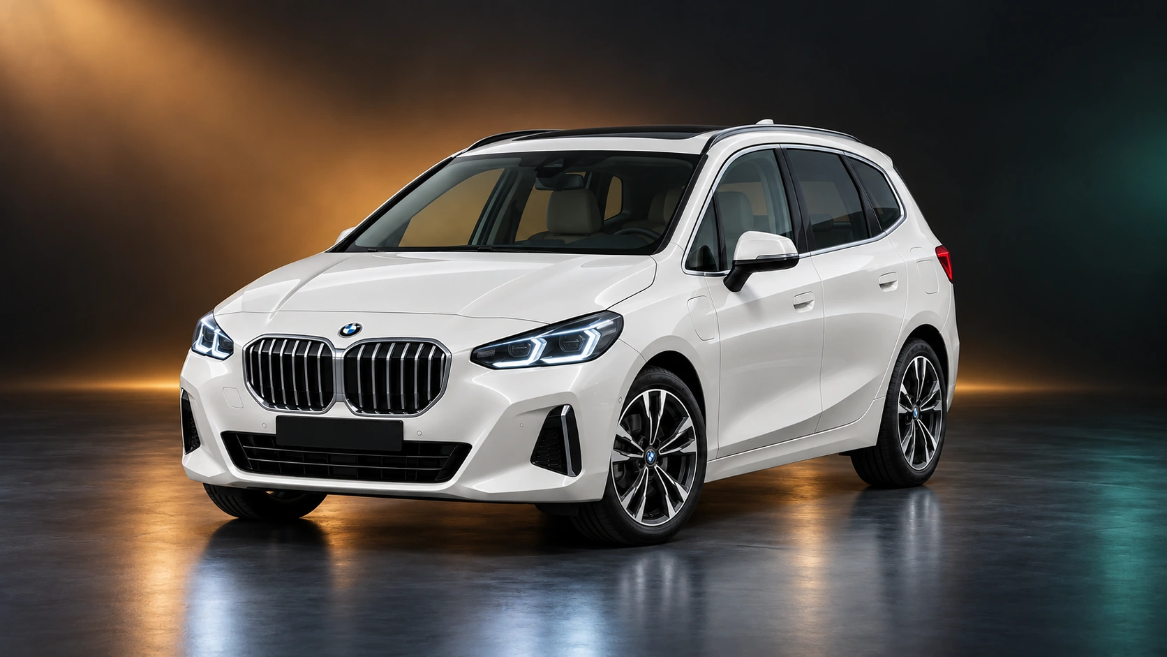Светлый праворульный BMW 218d Active Tourer U06 из Японии