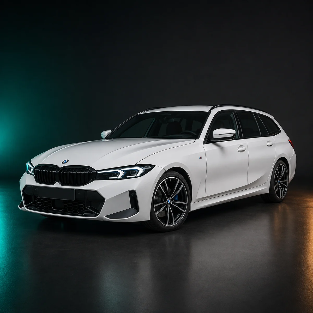 Светлая BMW 3 Series Touring 318i M Sport 2021 года из Японии