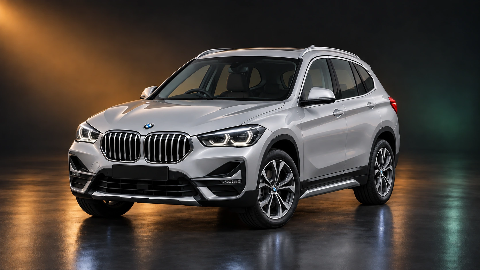 Светлый праворульный BMW X1 xDrive18d поколения F48 из Японии