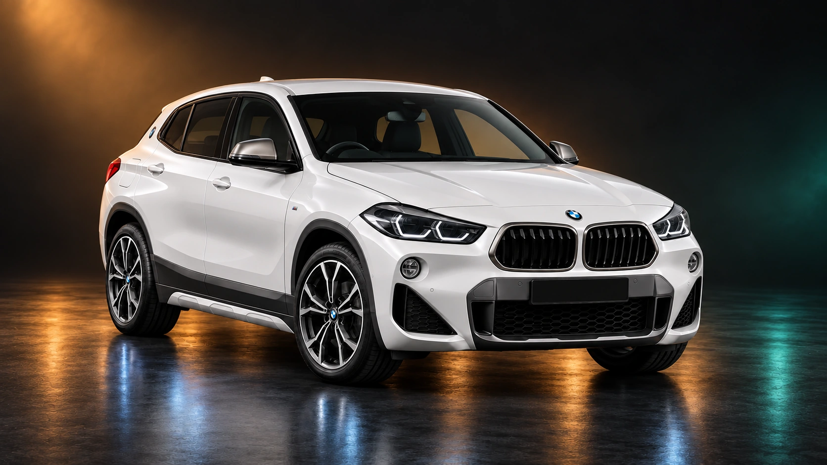 Светлый праворульный BMW X2 sDrive18i M Sport X поколения F39 из Японии