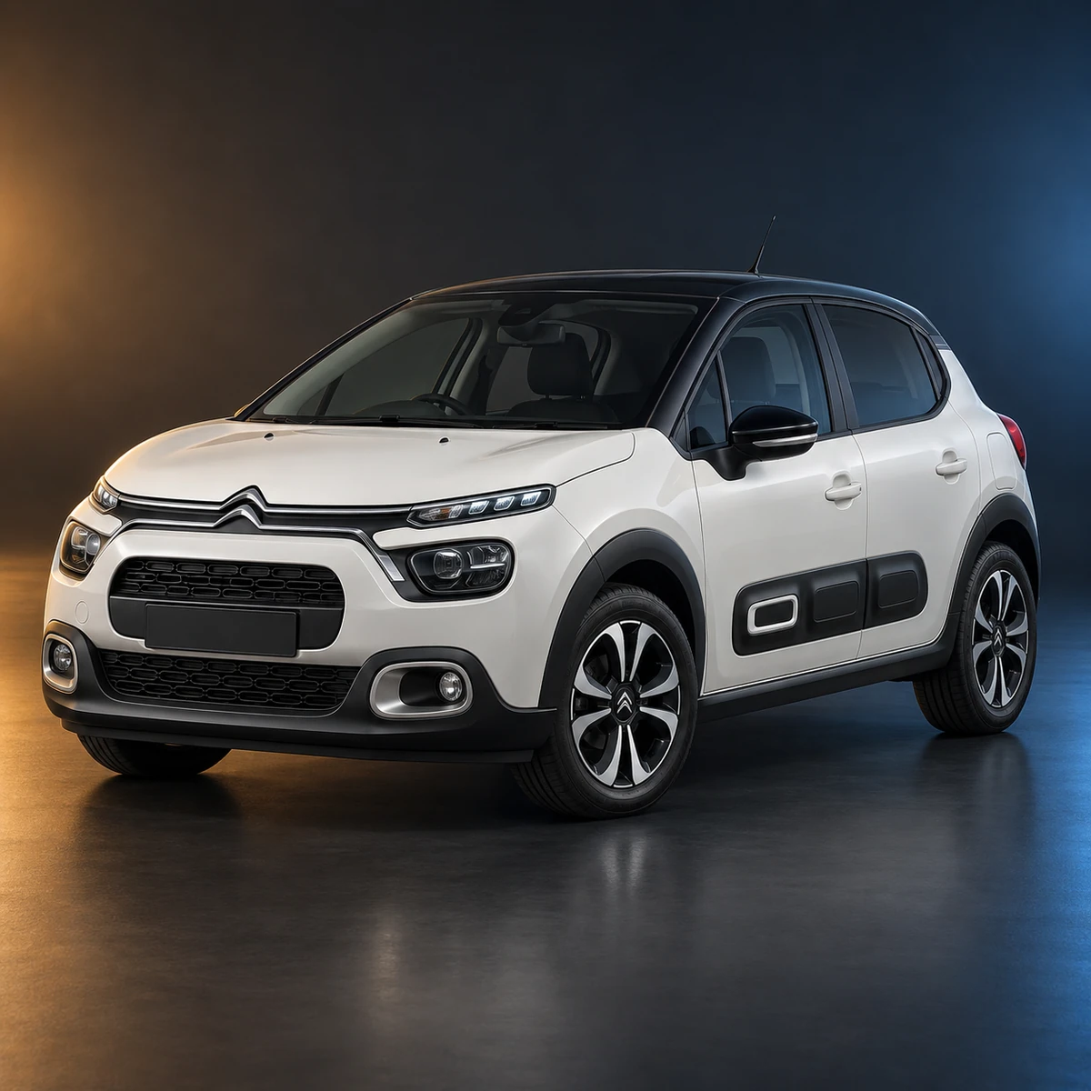 Светлый праворульный Citroën C3 третьего поколения из Японии