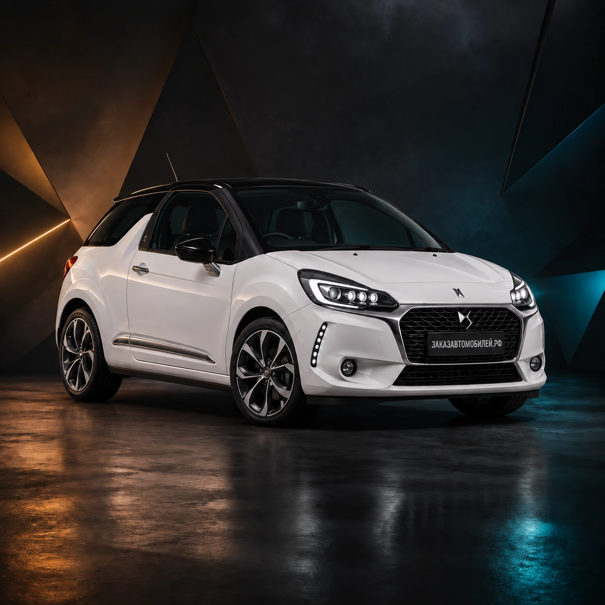 Праворульный Citroën DS3 первого поколения после рестайлинга