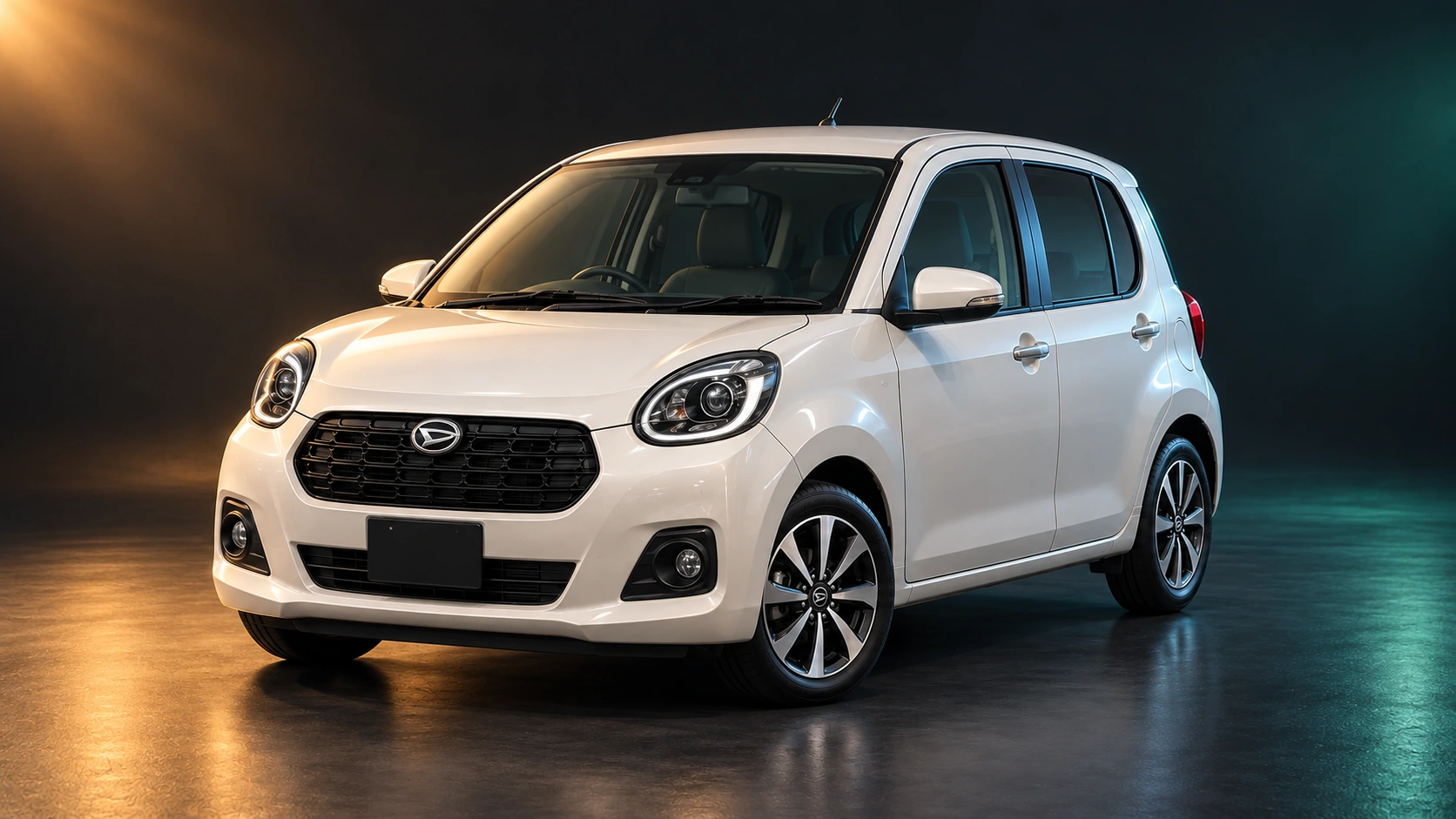 Светлый праворульный Daihatsu Boon третьего поколения из Японии