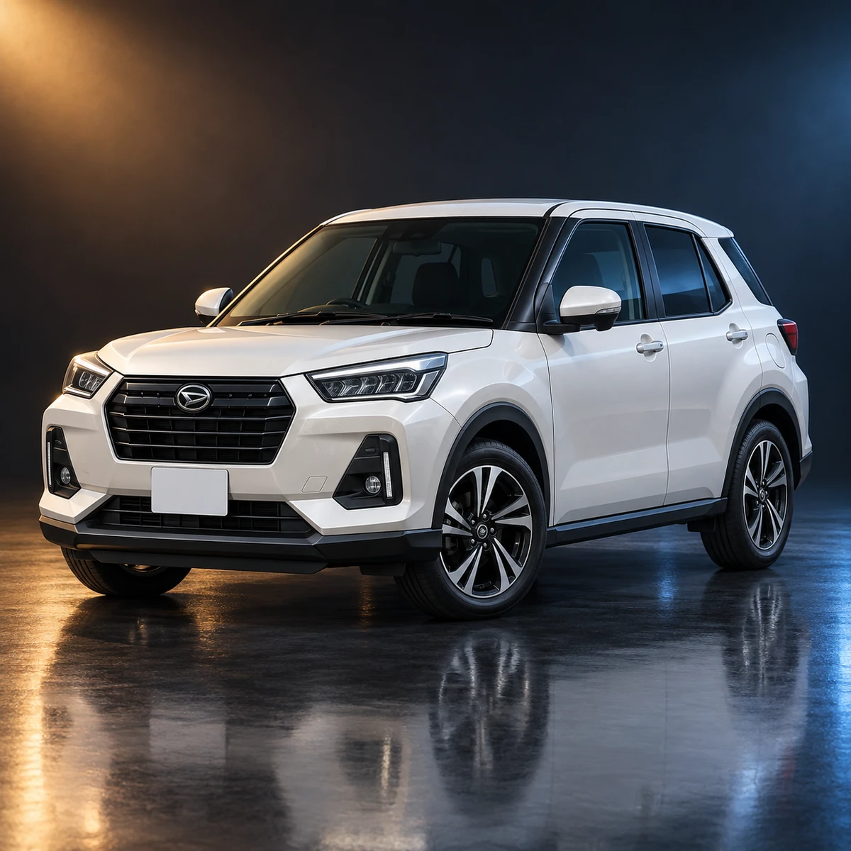 Светлый праворульный Daihatsu Rocky первого поколения из Японии
