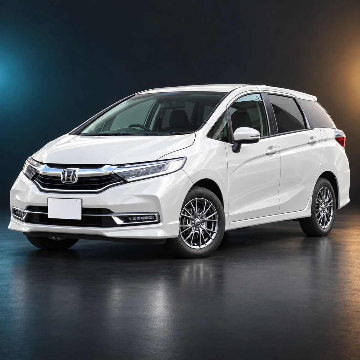 Светлый праворульный Honda Shuttle после рестайлинга, бензиновый двигатель 1.5, полный привод