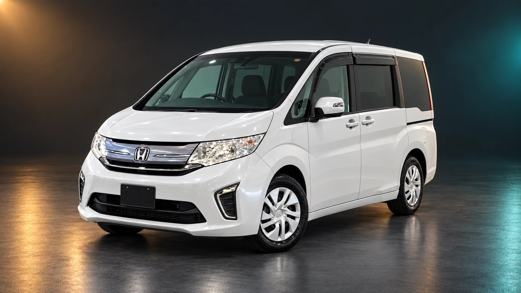 Светлый праворульный Honda Stepwgn V поколения, полный привод