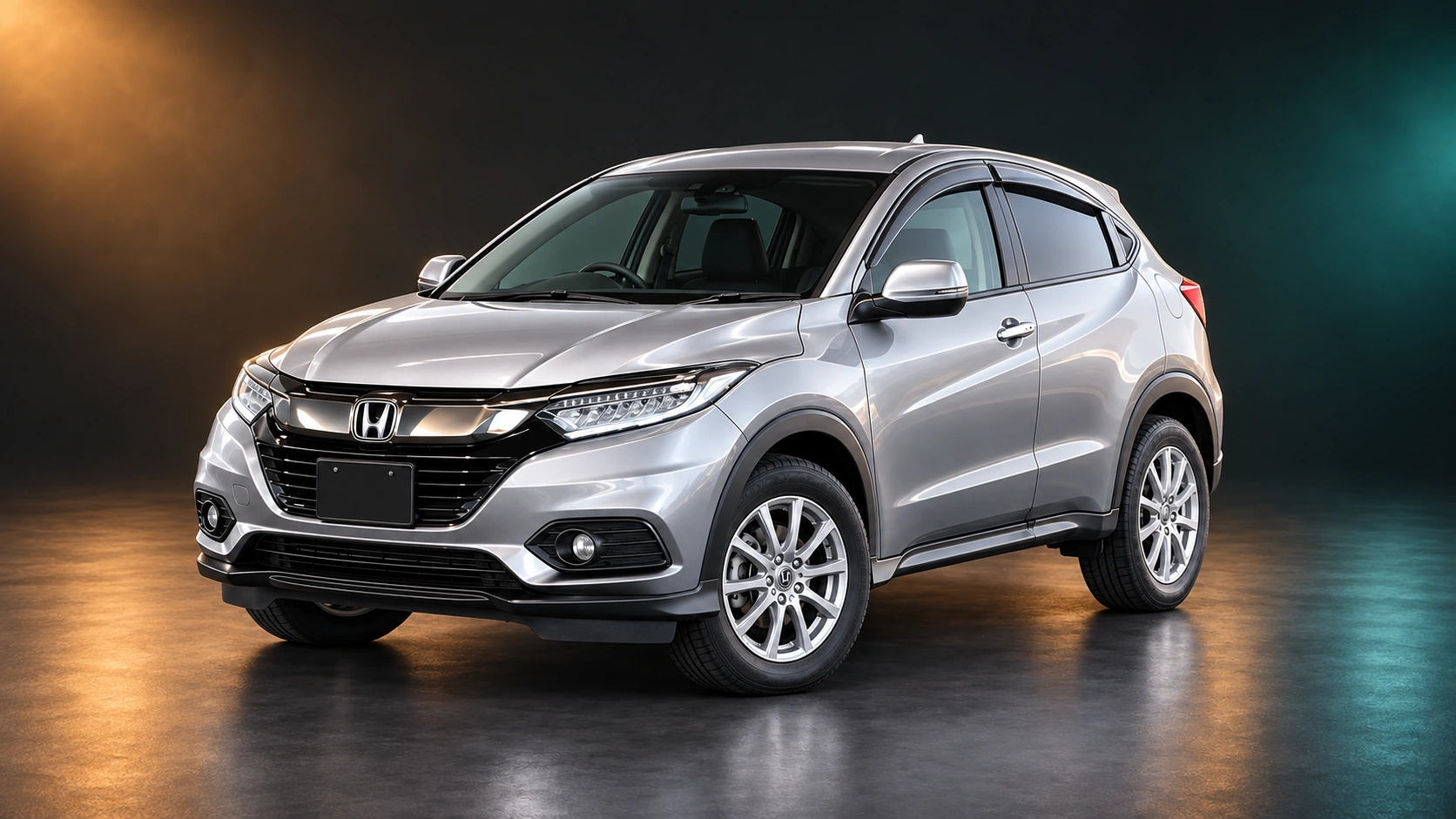 Светлый праворульный Honda Vezel I поколения после рестайлинга, полный привод