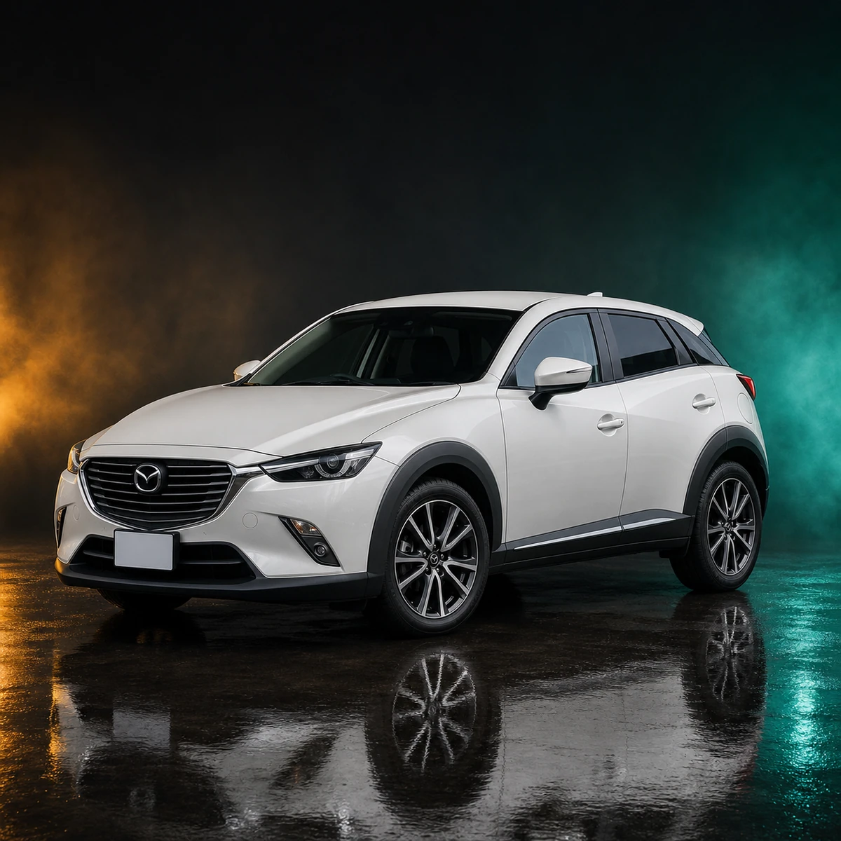 Светлая Mazda CX-3 первого поколения из Японии