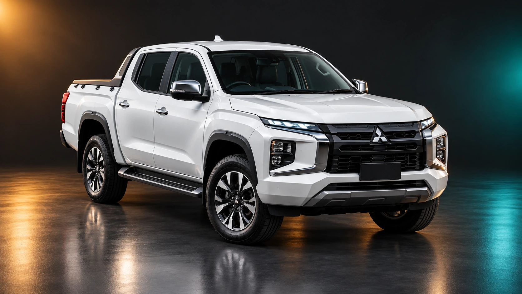 Светлый праворульный Mitsubishi Triton актуального поколения