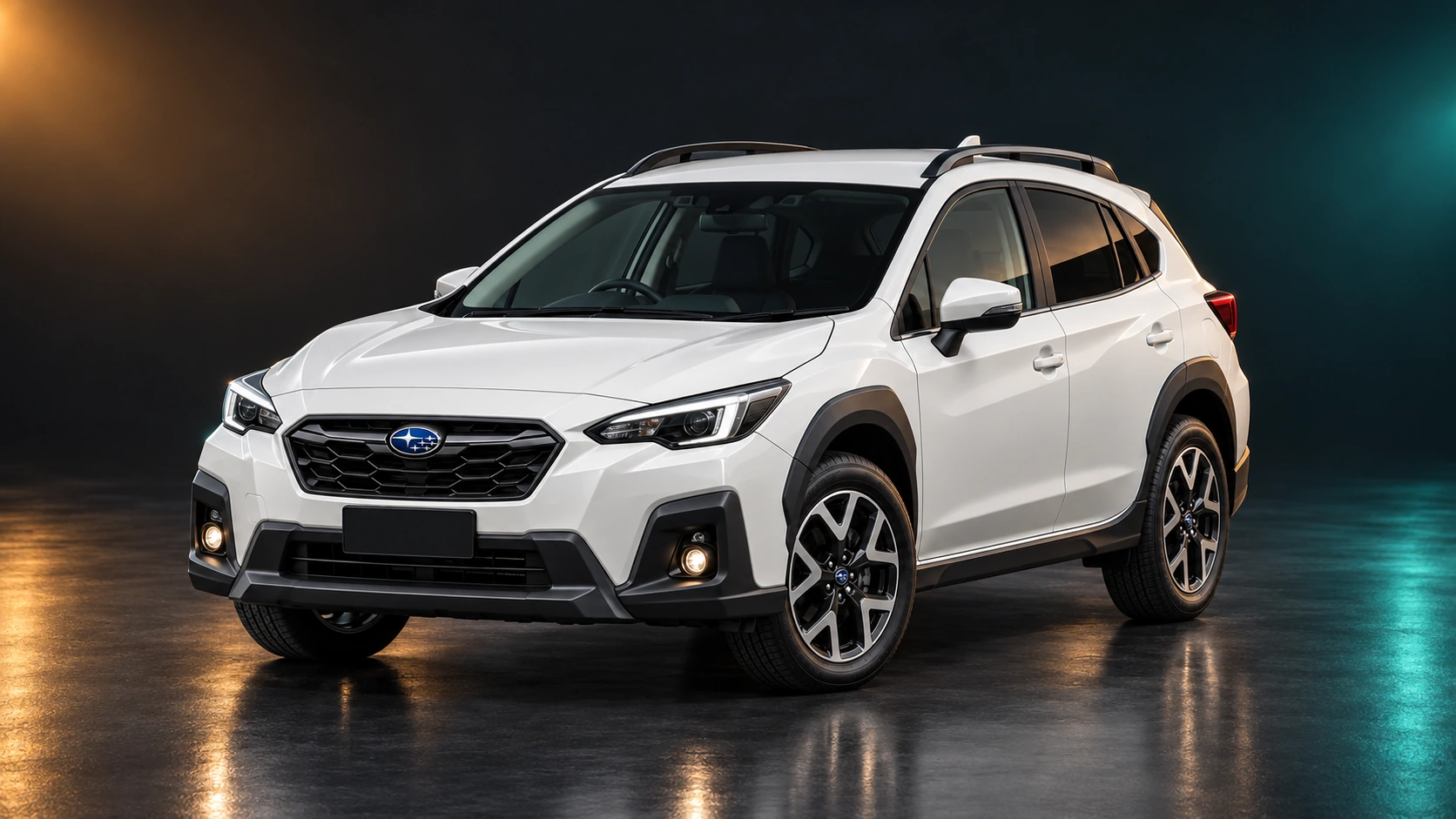 Светлый праворульный Subaru Crosstrek третьего поколения