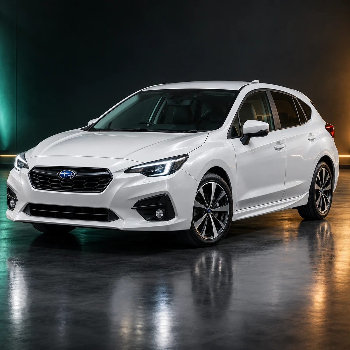 Светлый праворульный Subaru Impreza шестого поколения