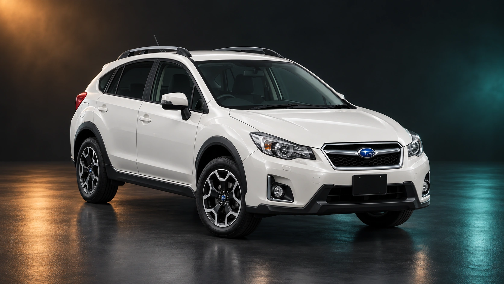 Светлый праворульный Subaru XV первого поколения после рестайлинга