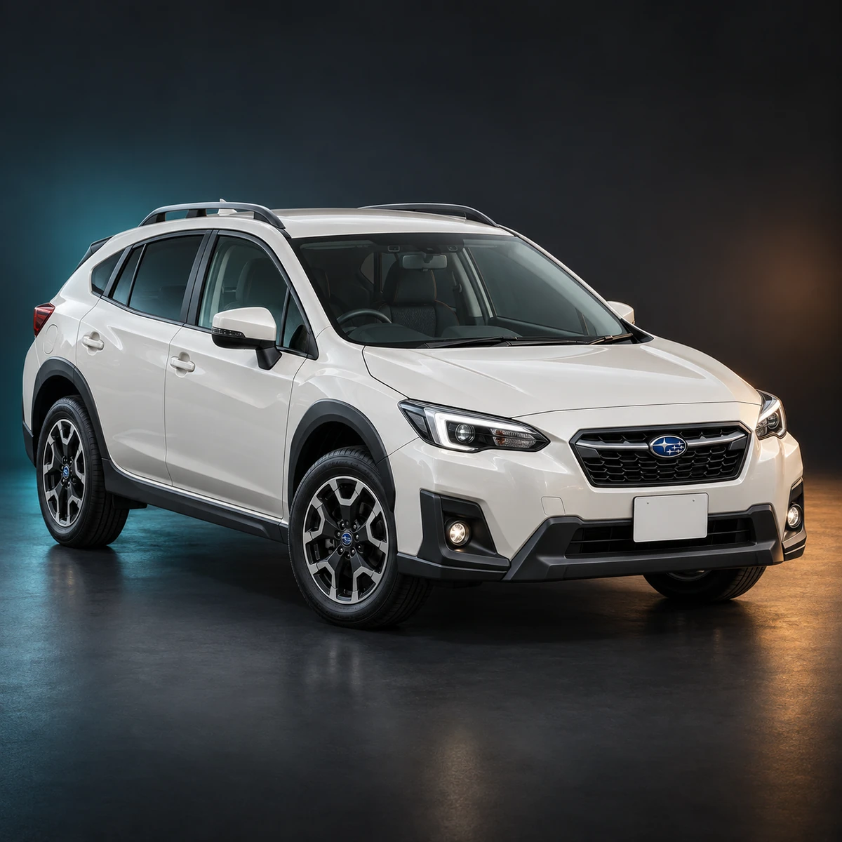 Светлый праворульный Subaru XV второго поколения после рестайлинга