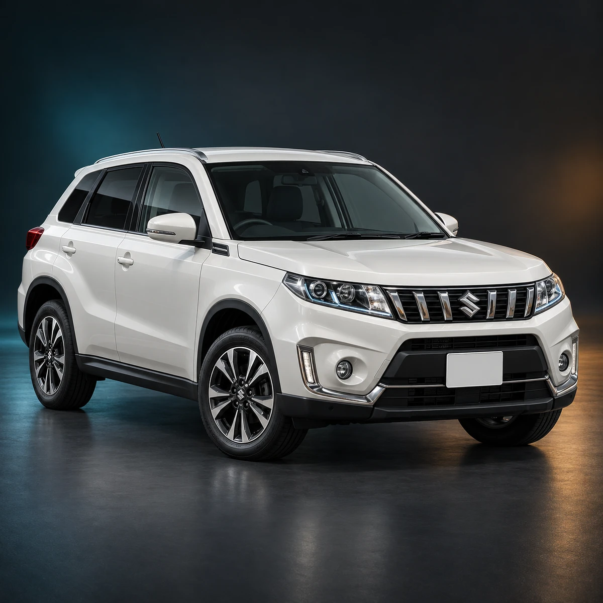 Светлый праворульный Suzuki Escudo четвёртого поколения после рестайлинга