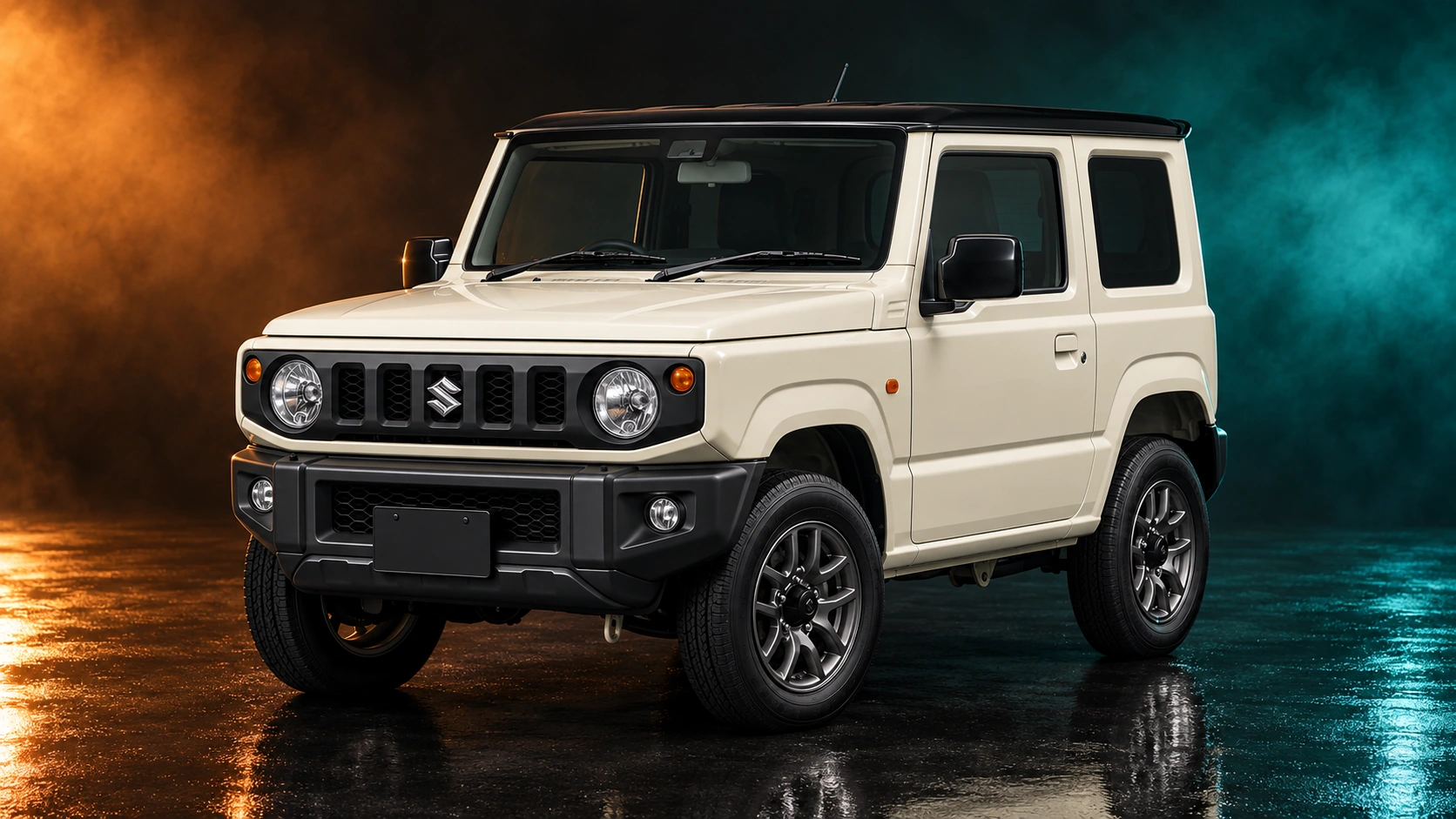 Светлый Suzuki Jimny поколения JB64 2026 года из Японии
