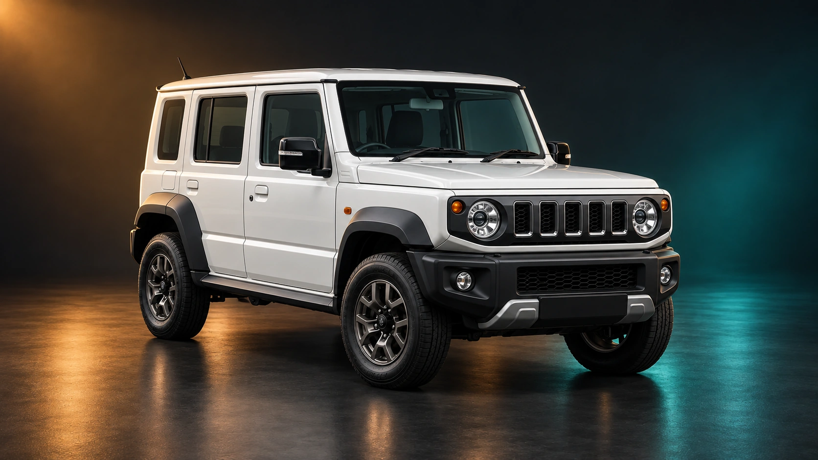 Светлый праворульный пятидверный Suzuki Jimny Nomade