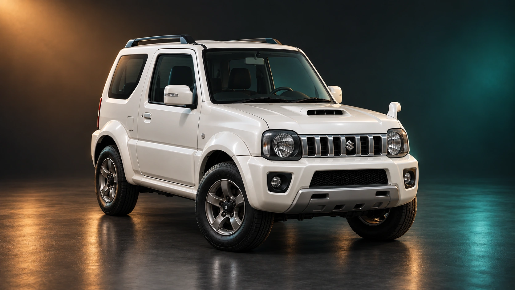 Светлый праворульный Suzuki Jimny Sierra третьего поколения