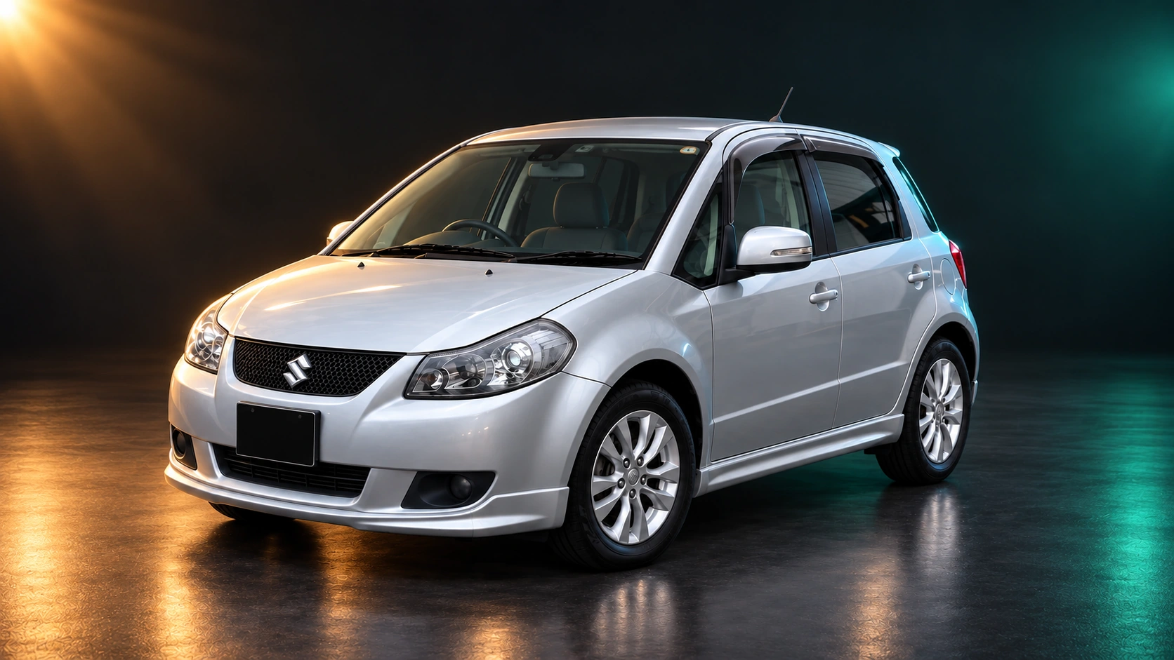 Светлый праворульный Suzuki SX4 из Японии