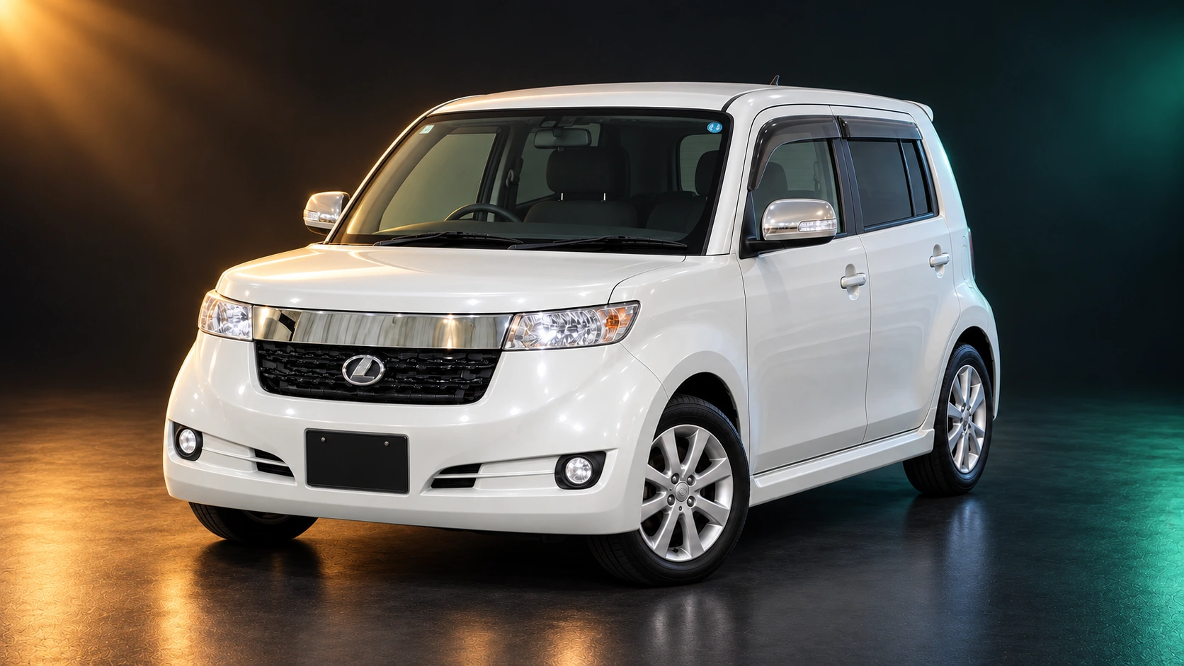 Светлый праворульный Toyota bB из Японии