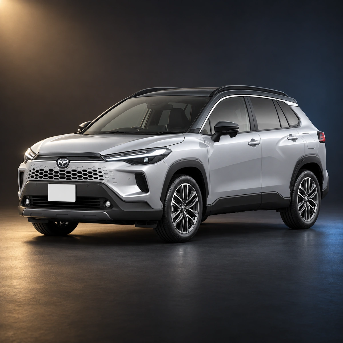 Светлый праворульный Toyota Corolla Cross из Японии