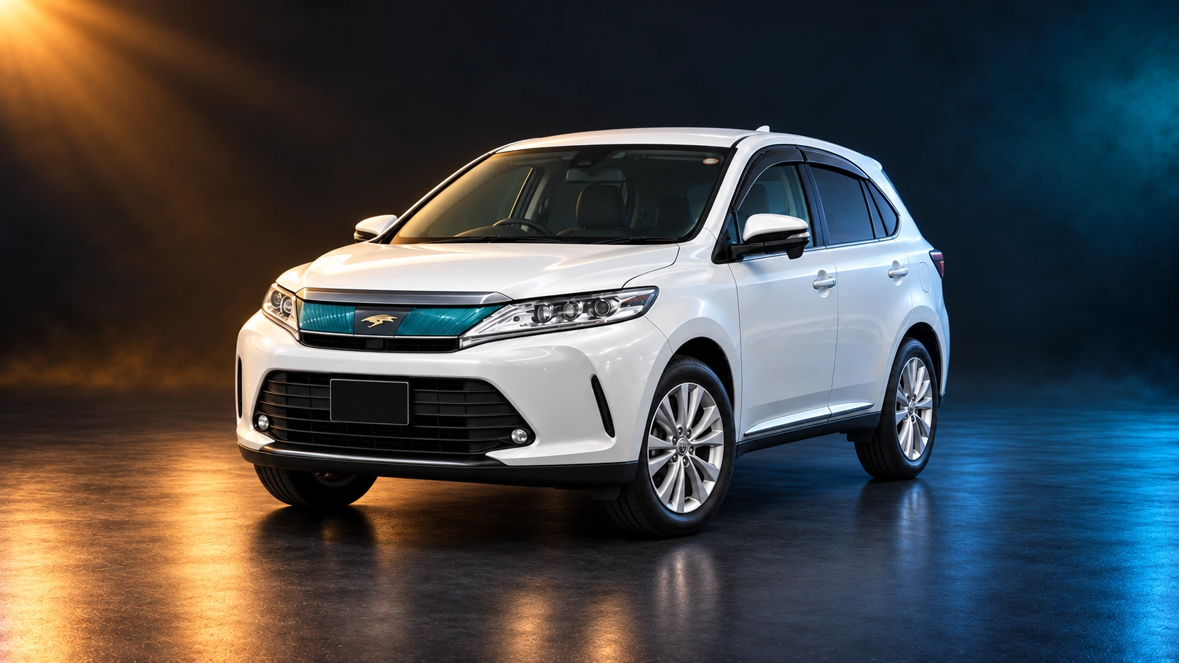 Светлый праворульный Toyota Harrier из Японии
