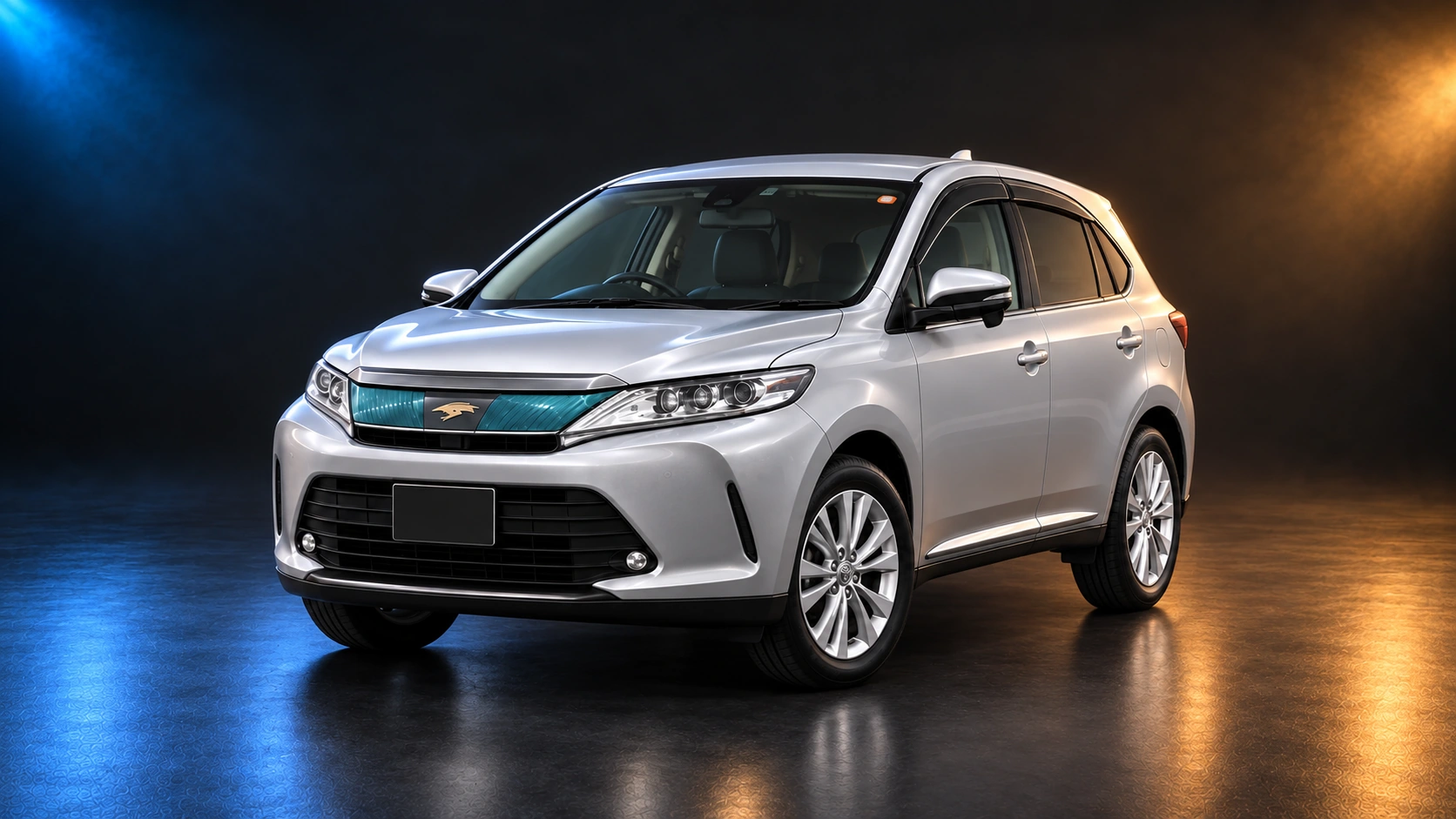 Светлый праворульный Toyota Harrier из Японии