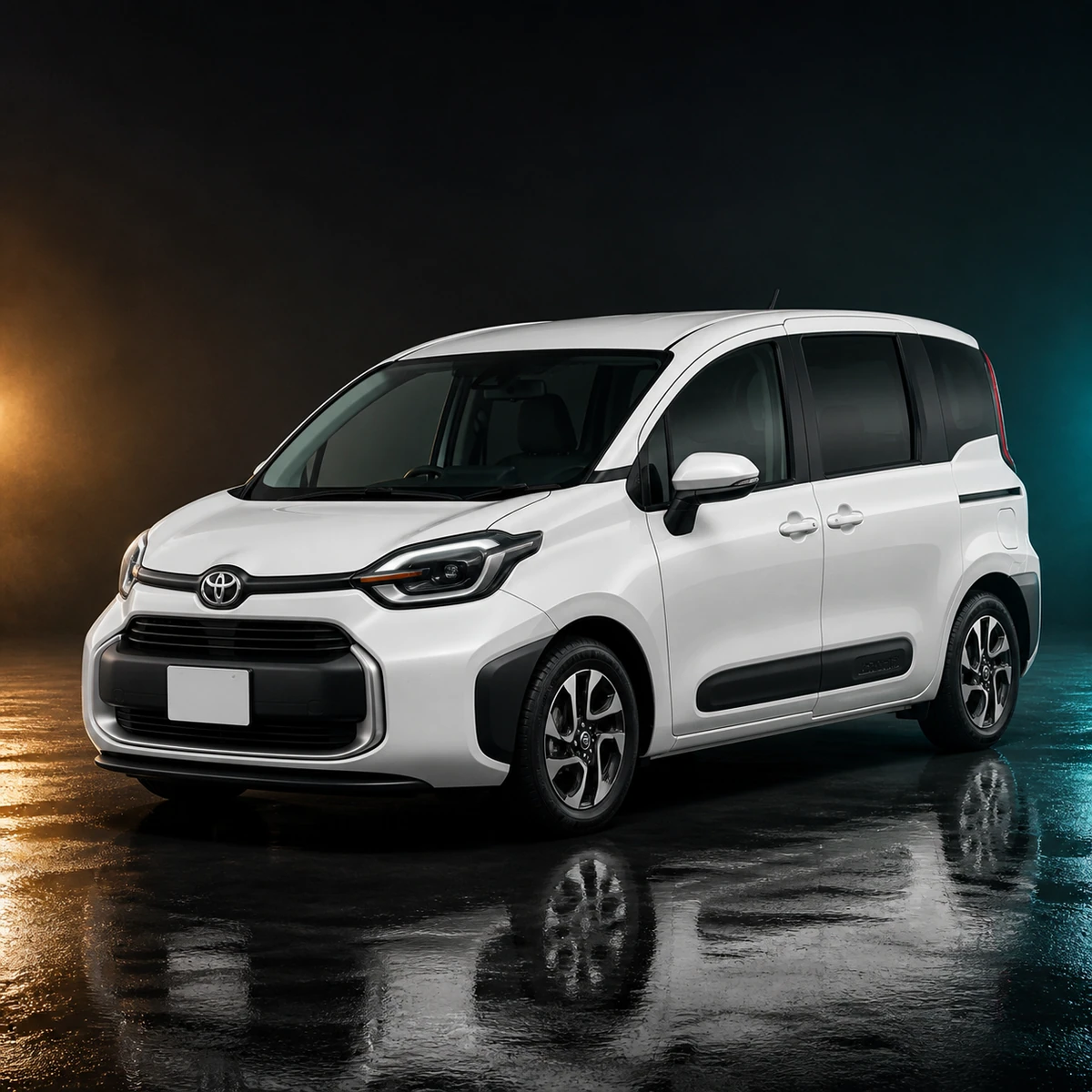 Светлая Toyota Sienta третьего поколения 2026 года из Японии